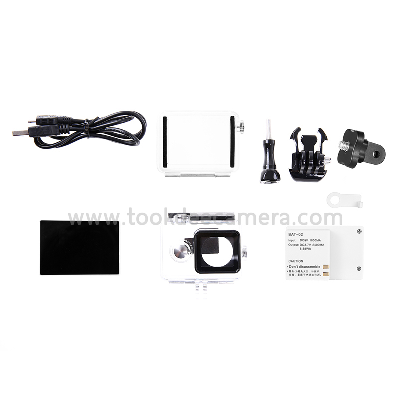 ชุดจอLCD Xiaomi Yi ครบชุด พร้อมเคสกันน้ำ แบตเตอรี่เสริมราคาถูก (PreOrder รอสินค้า 10-14วัน)