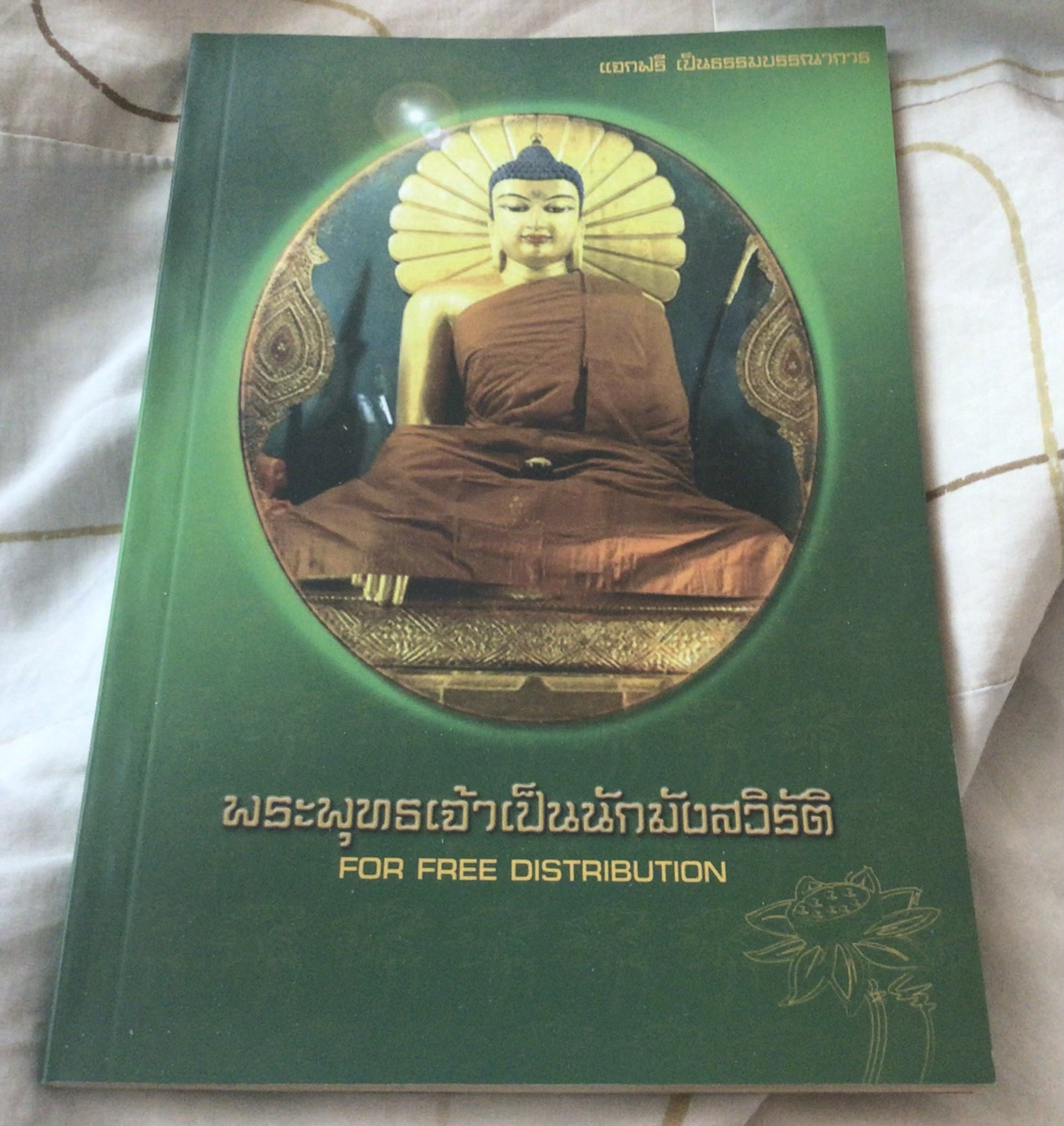พระพุทธเจ้าเป็นนักมังสวิรัติ มือหนึ่ง ราคา 80