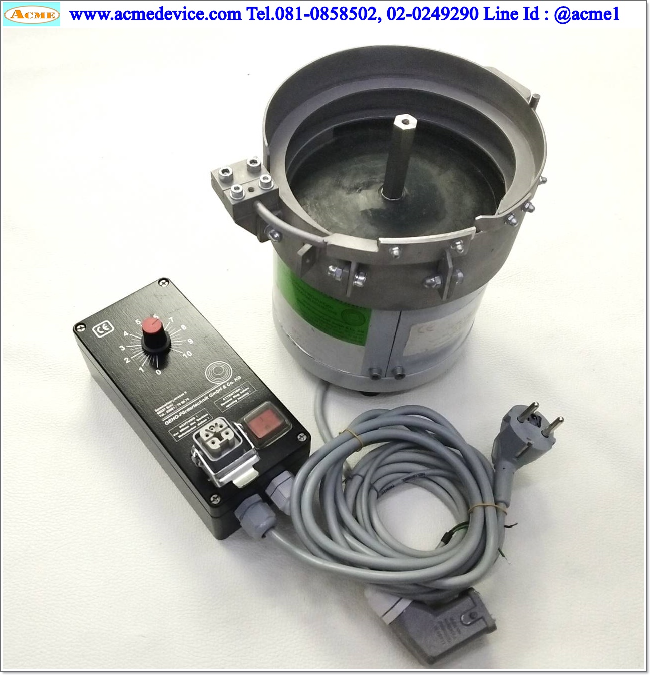 Bowl Feeder RNA รุ่น SRC-N 160-2R, ขนาด 180 x 195 mm. & Controller RLC 10-A3/65.2, 230V
