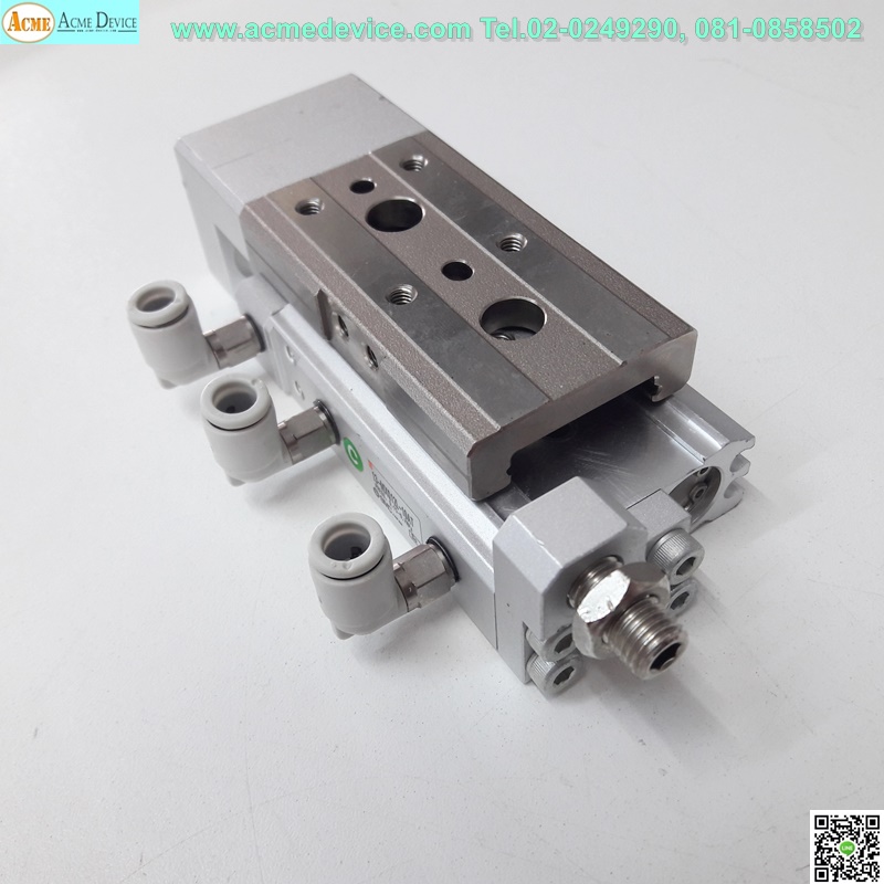 Guided Cylinder SMC รุ่น 13-MXQ12L-10AT, 0.15-0.7 MPa