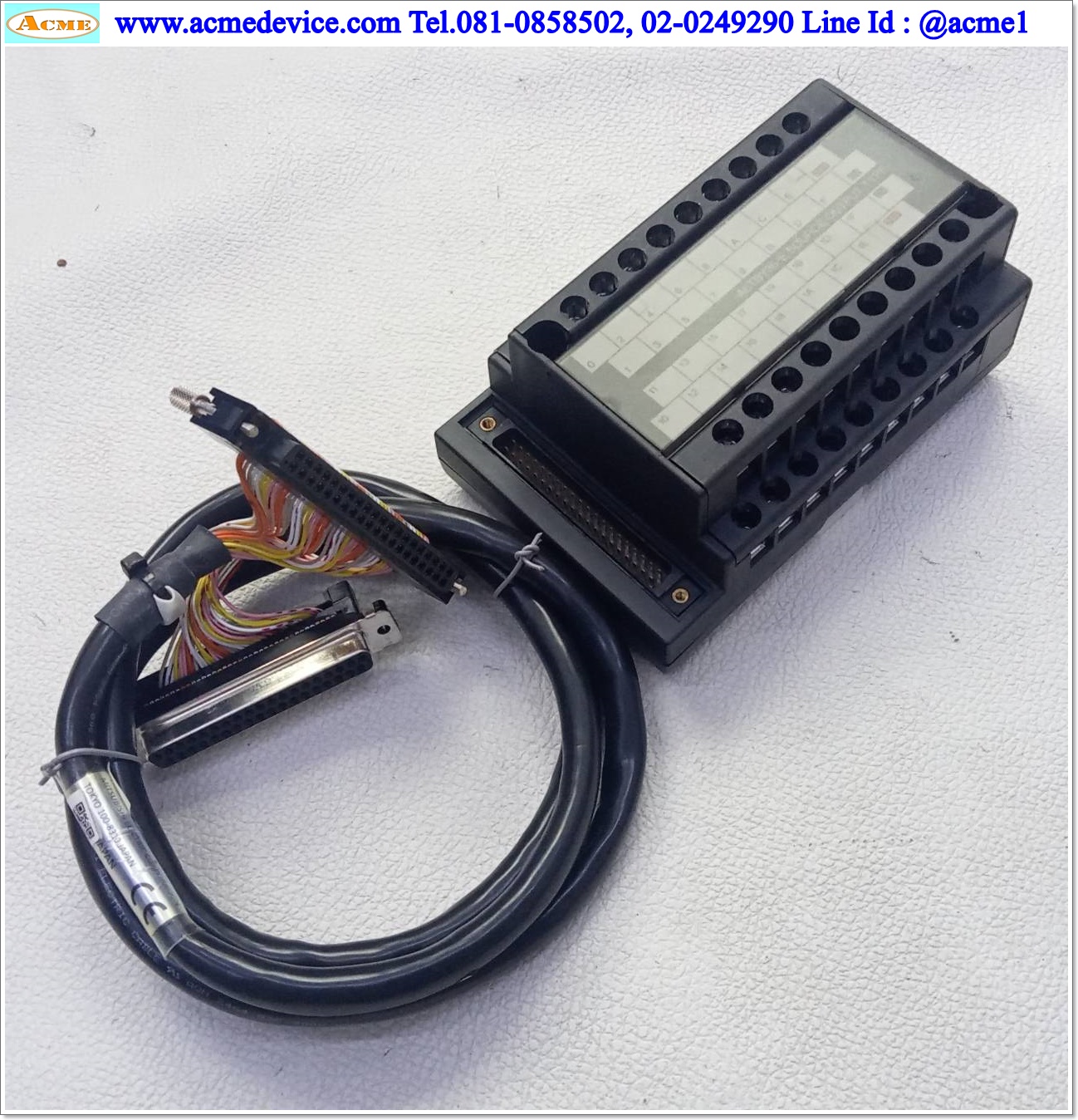 Terminal Block Mitsubishi รุ่น A6TBY36-E, AC10TB-E, A6TB-E, 1M, Source, Output module