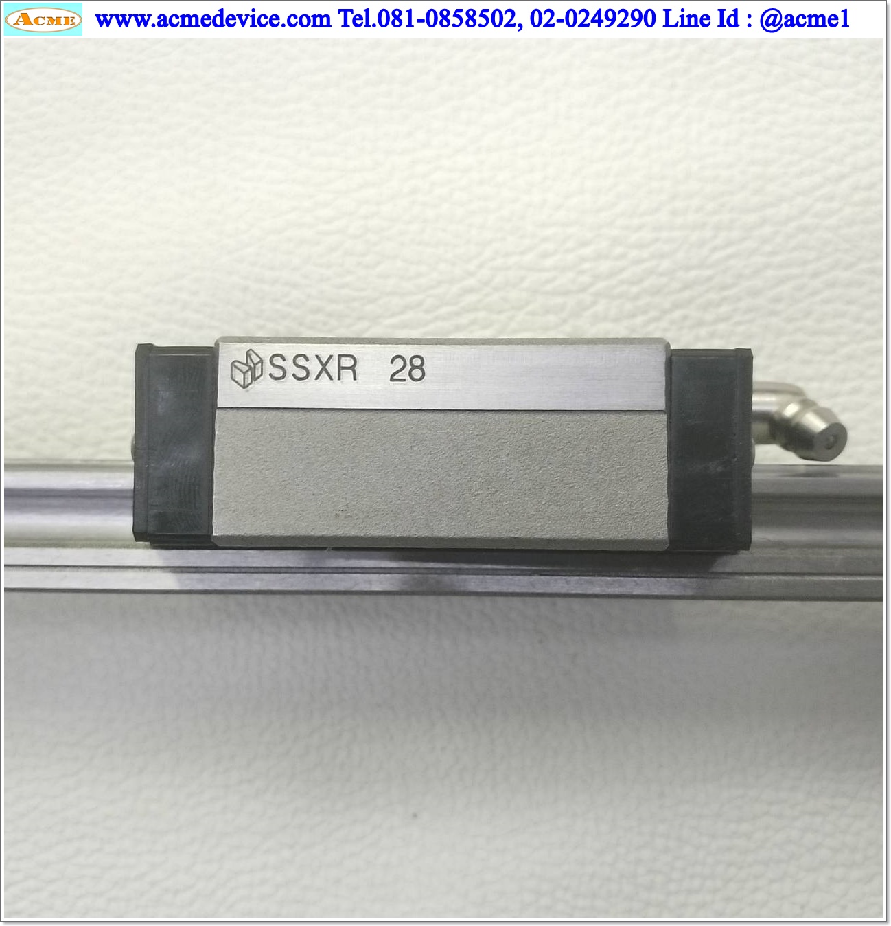 Linear Block and Rail Misumi รุ่น SSXR28, รางสไลด์ขนาด 20 mm x 700 mm.