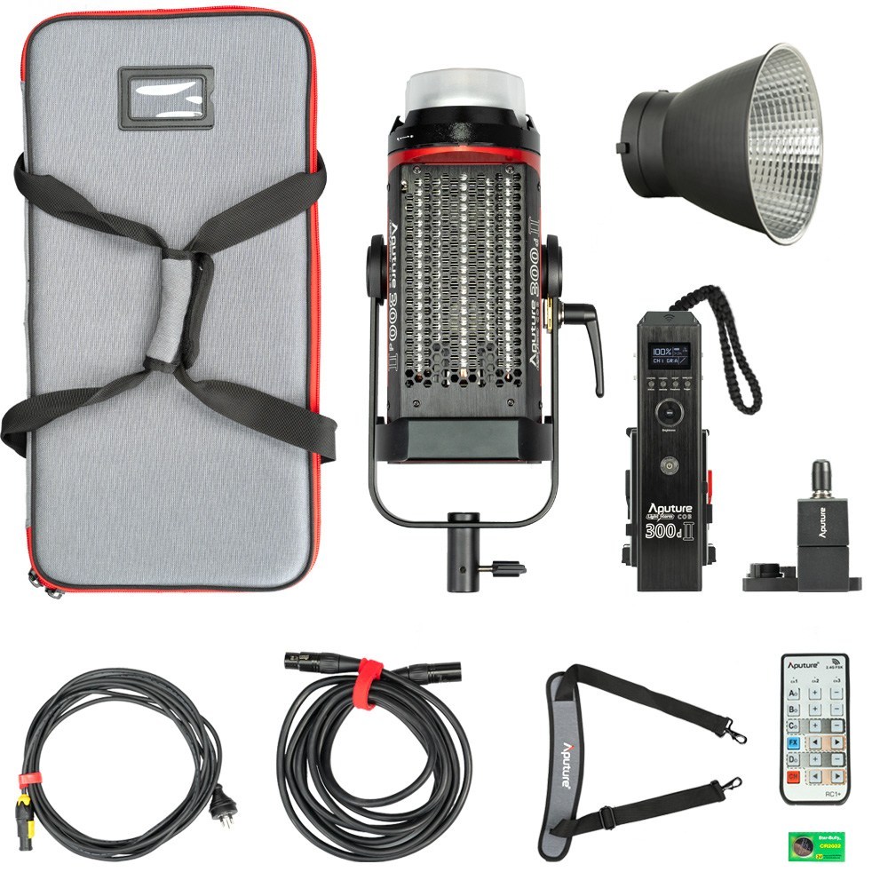 Aputure Light Storm C300d II Light Kit with V-Mount Battery Plate
