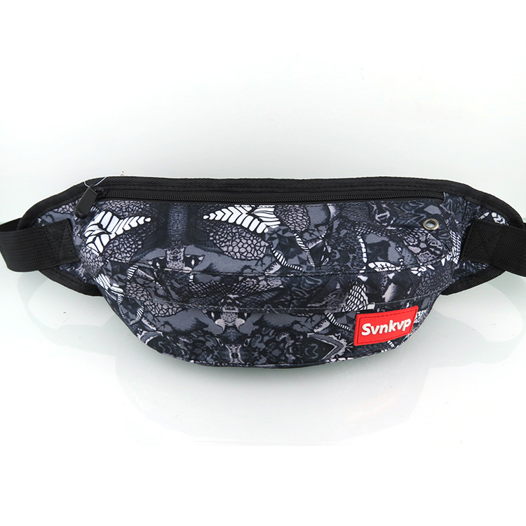 กระเป๋าคาดอก กระเป๋าคาดเอว Svnkvp | SVN005 black reptile