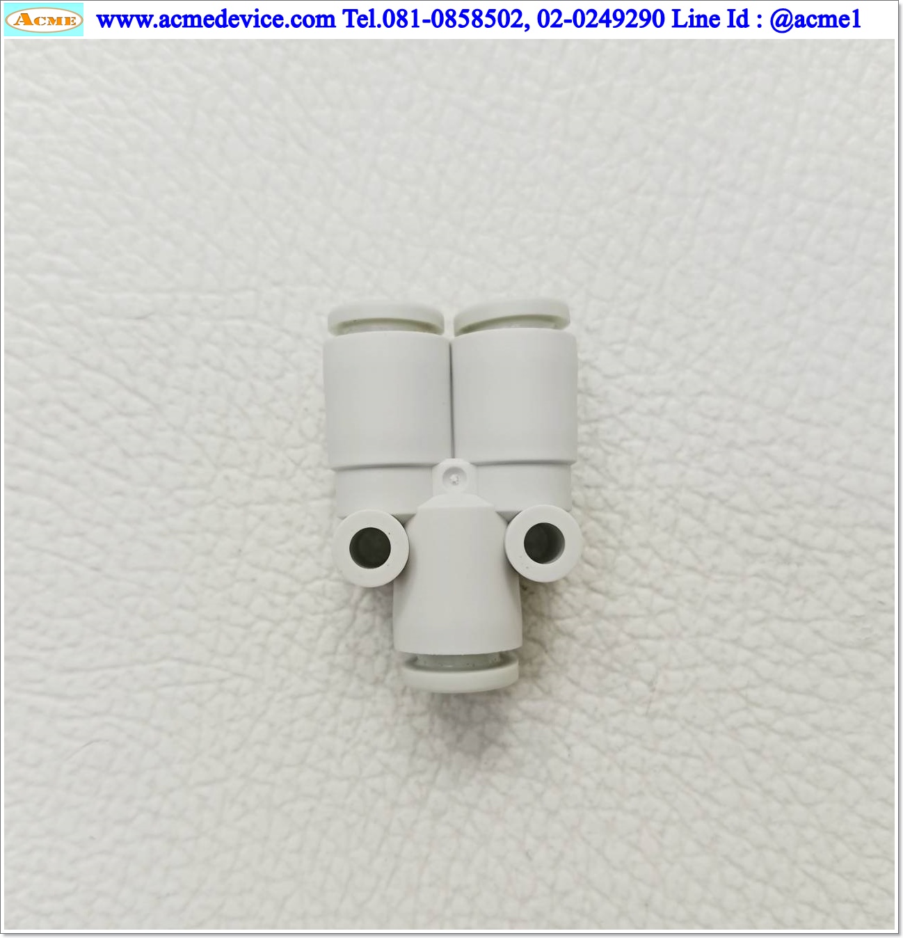 ข้อต่อลม SMC รุ่น KQ2U06-00A, Union Y, สายลม 6 มม.