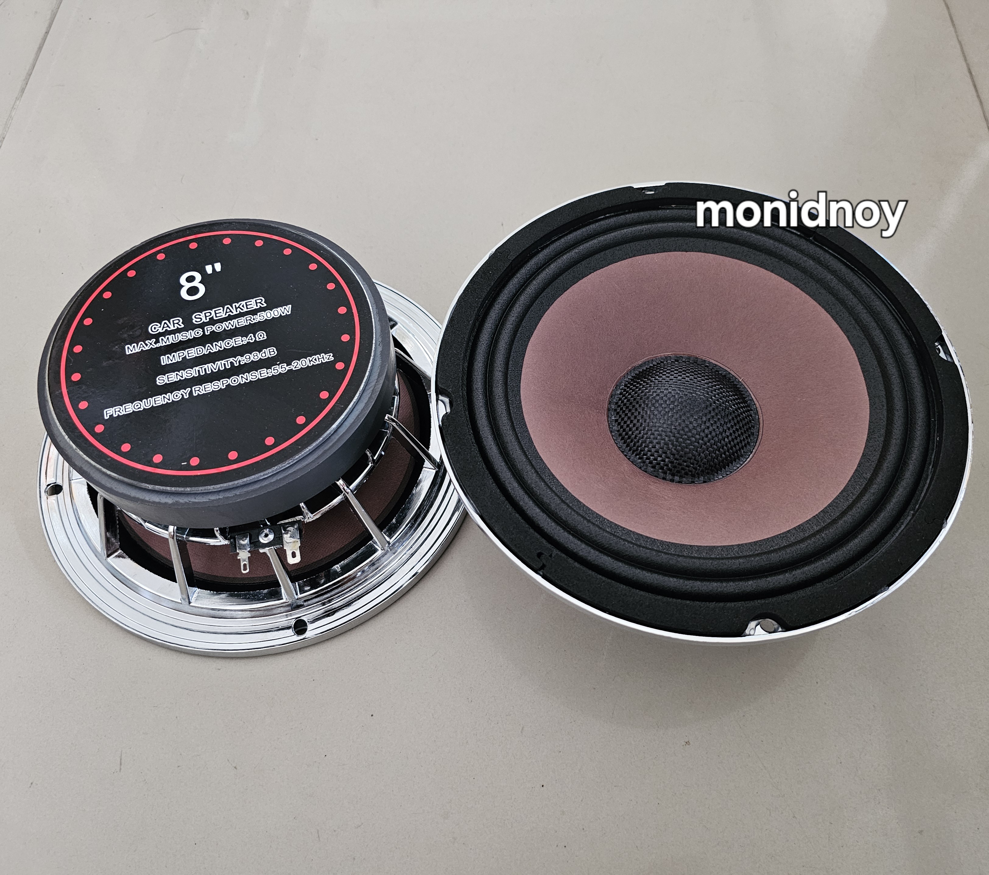 ลำโพง 8 นิ้ว 140x20 วอยซ์ 2นิ้ว (2ดอก) เสียงกลาง เสียงดี
