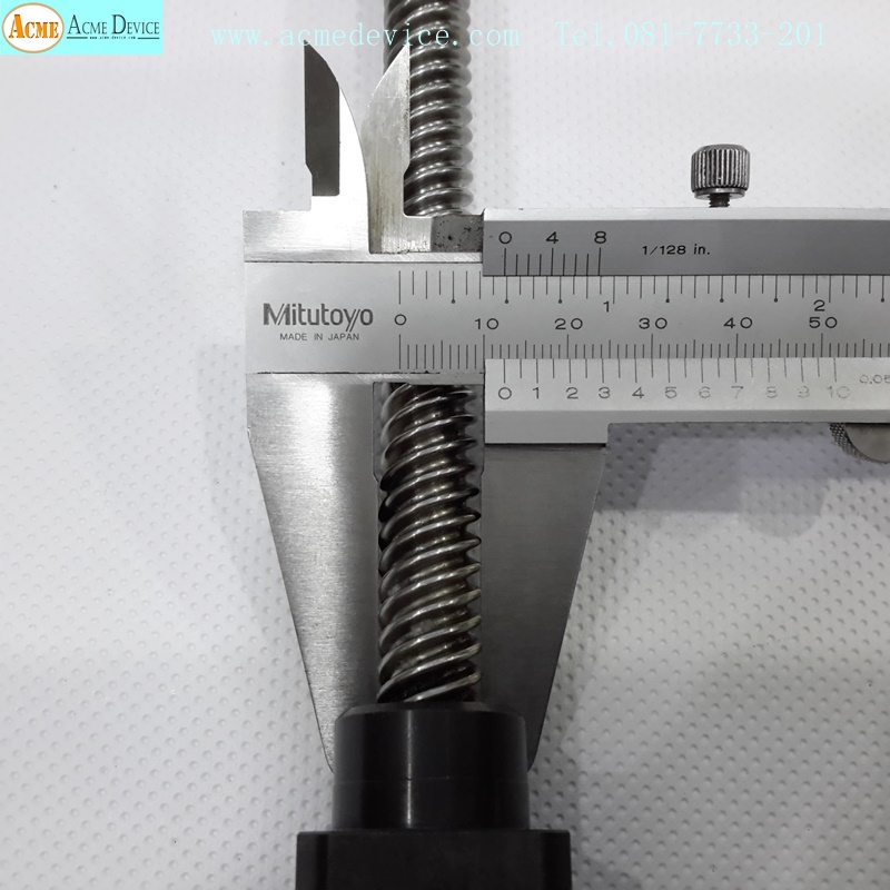 Lead Screw ขนาดเพลา 12 mm x 250 mm, Stroke 50 mm, Pit 12 mm