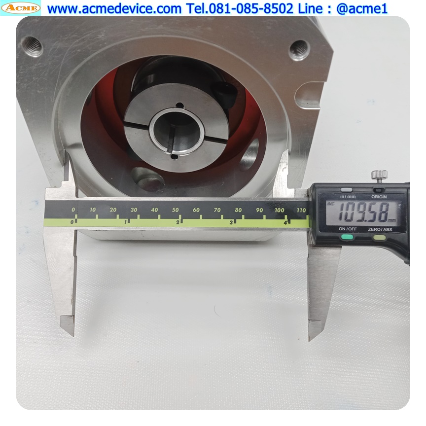 Gear Head Mgauto รุ่น PLS115-050, Ratio 50:1 (เพลาเข้า 23.5 / 28 mm, ออก 24.3 mm)