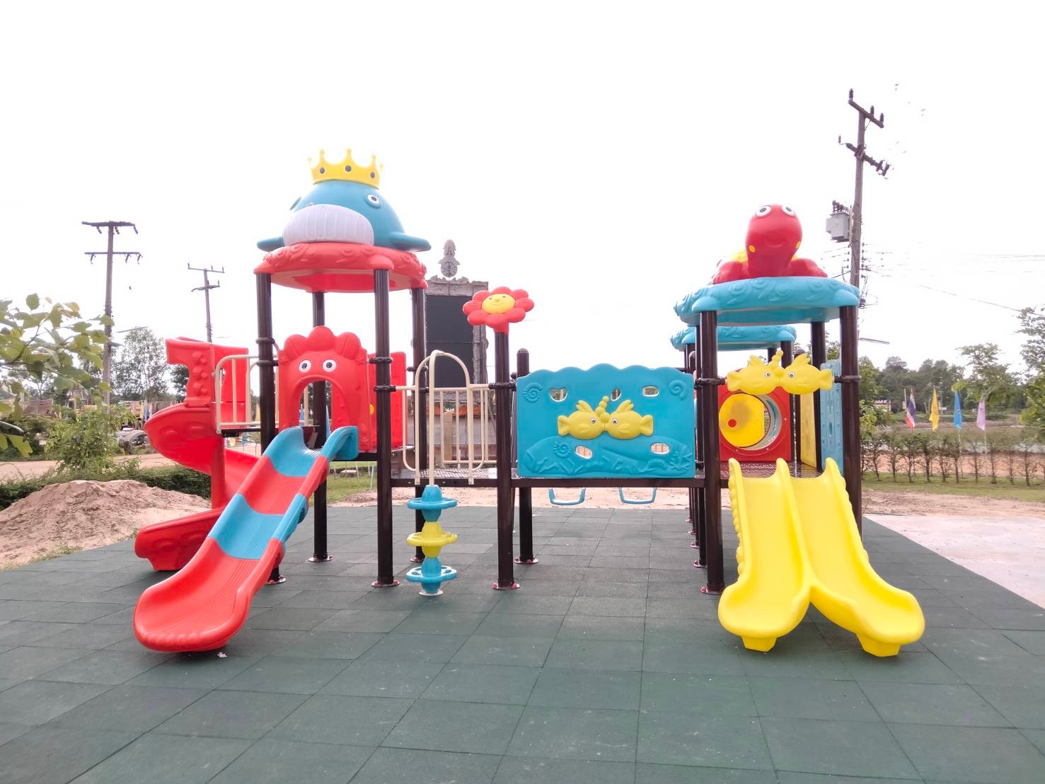 เครื่องเล่นสนาม ชุด วาฬน้อยกับเจ้าเต่าแสนซน