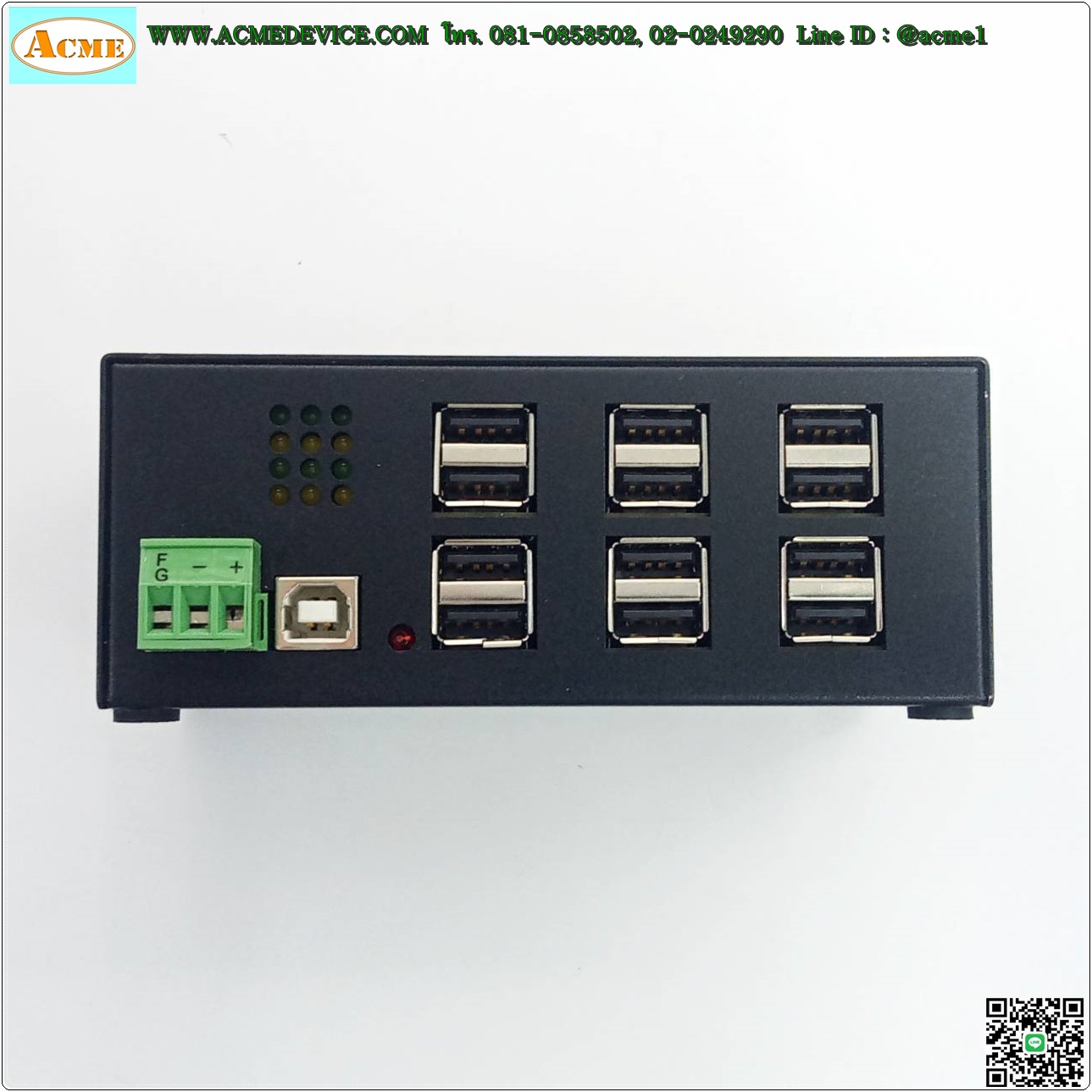 Hub USB Coolgear รุ่น USBG-12U2ML, 12 Port
