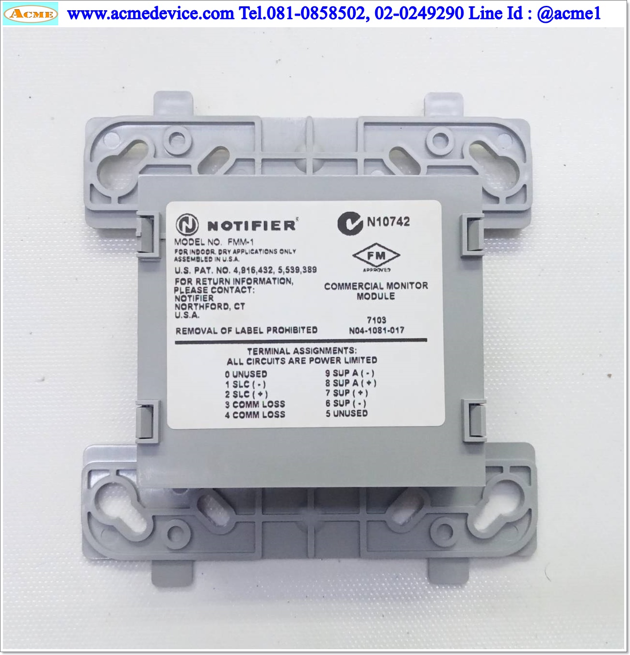 Monitor Modules Notifier รุ่น FMM-1
