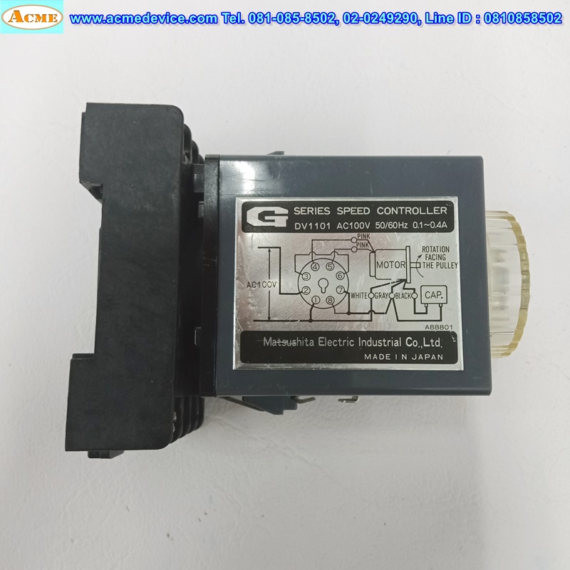 Speed Control Unit Panasonic รุ่น DV1101, 100Vac, 0.1-0.4A