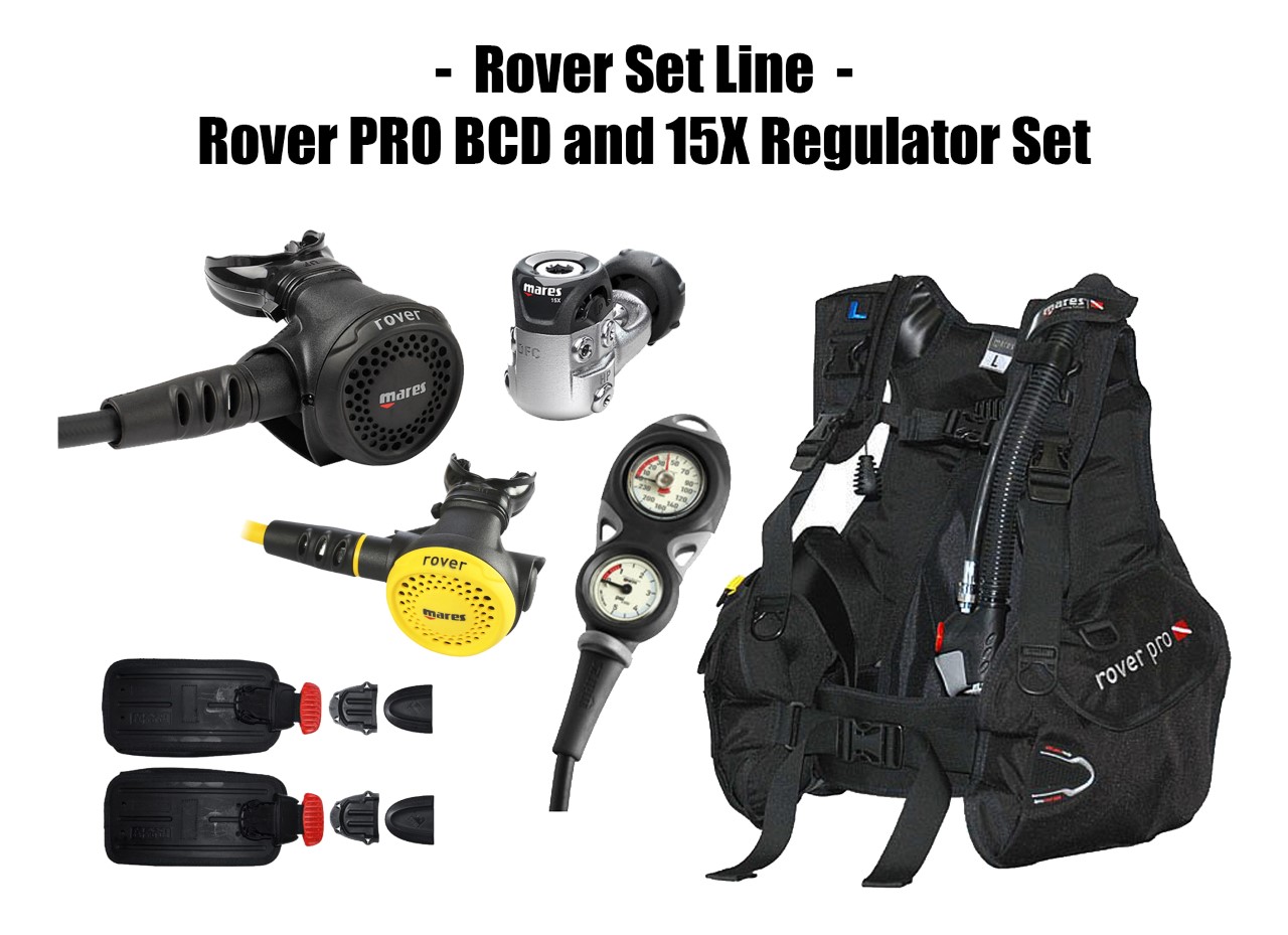 Value Sets - Mares Rover Pro BCD - 15X Regulator (ผ่อน 0% นาน 10 เดือน)