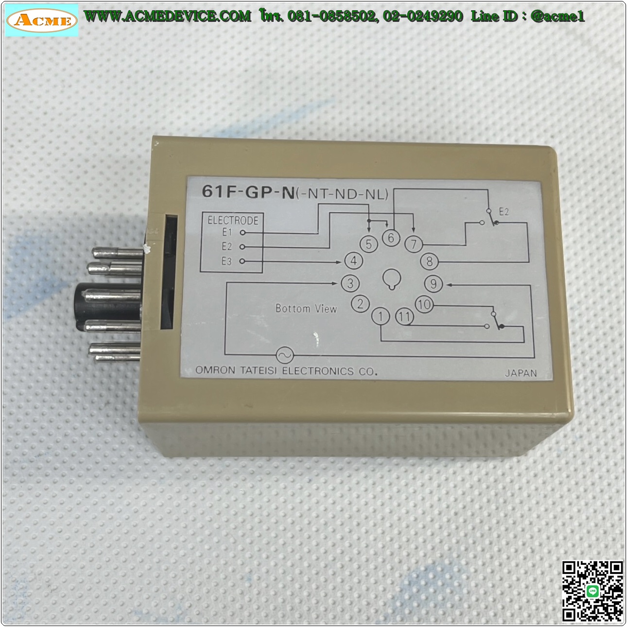 Floatless Level Switch Omron รุ่น 61F-GP-ND, 100Vac