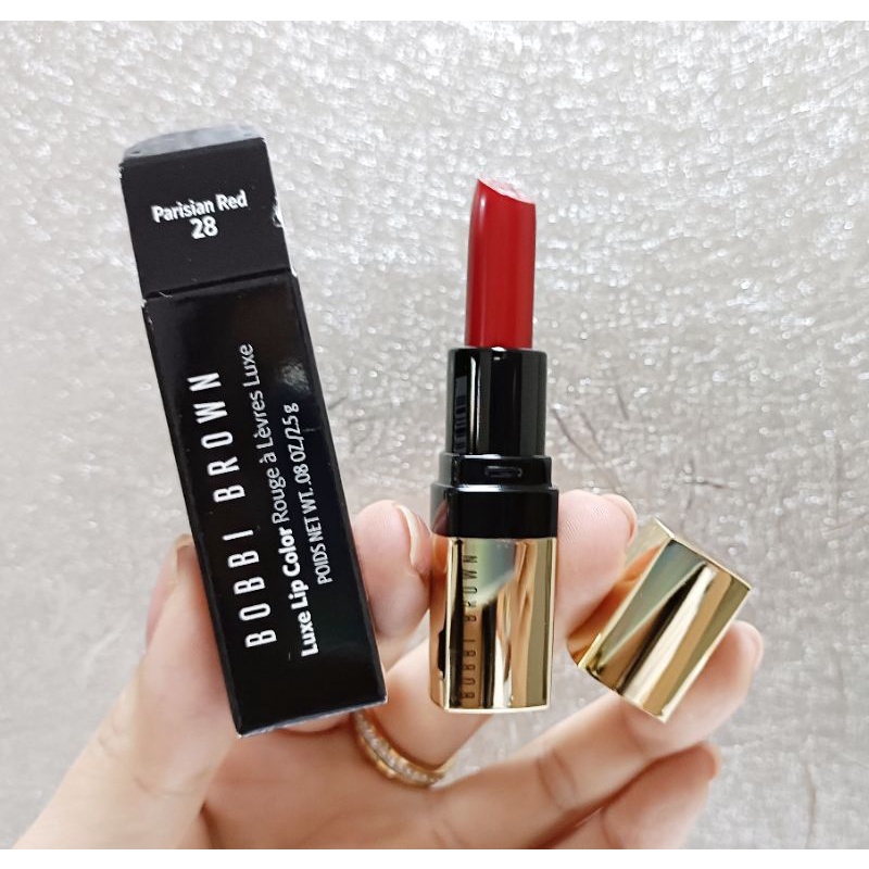 ลิปสติก Bobbi Brown Luxe Lip Color 2.5g สีParisian Red