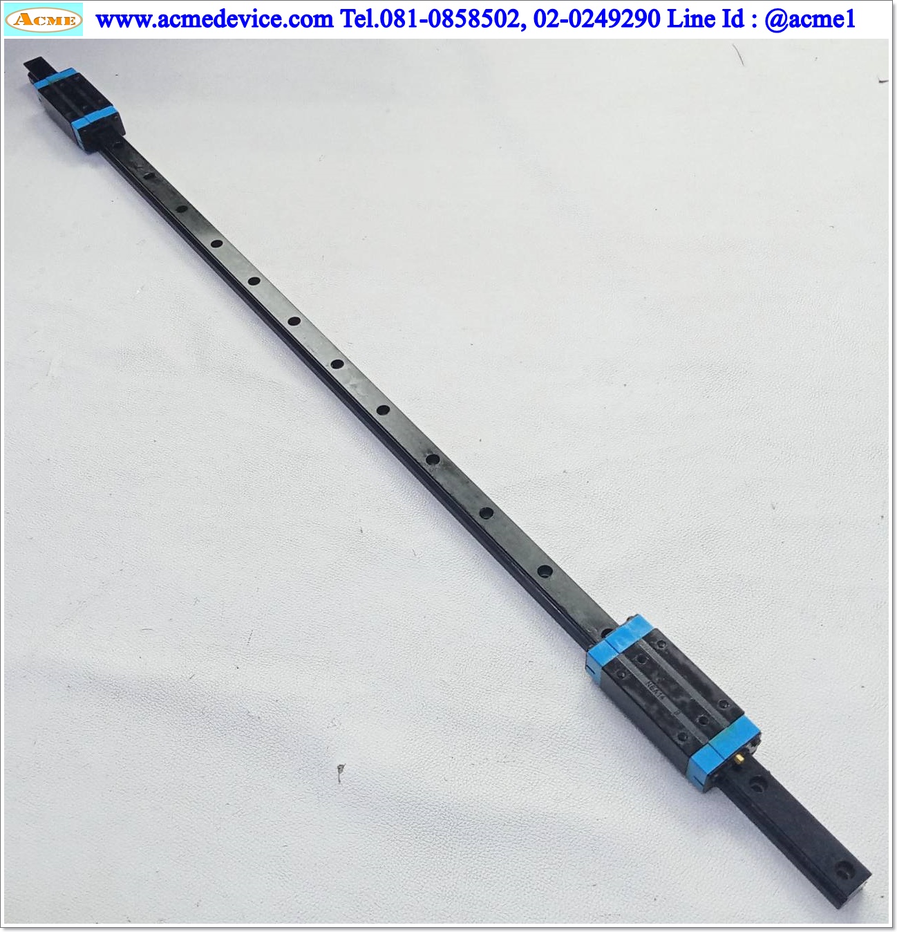 Linear Block and Rail IKO รุ่น LRX20, รางสไลด์ขนาด 20 mm x 1040 mm. (2 Block) (ดำ)