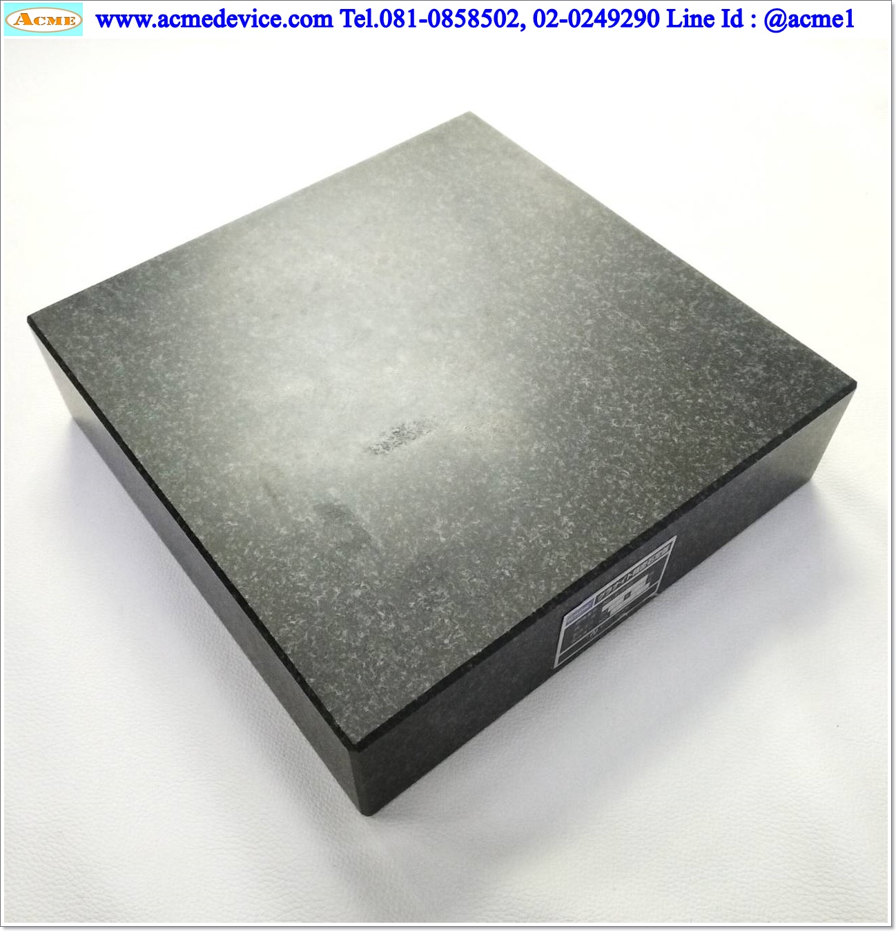 Granite Precition Stone Surface Plate Eron รุ่น E-230, ขนาด 300 mm x 300 mm x 79 mm.