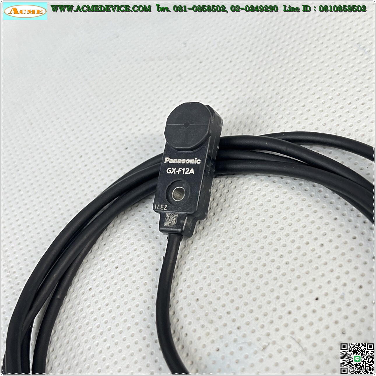 Proximity Panasonic รุ่น GX-F12A, ระยะ 3.3mm, 3wire, NPN, NO, Inductive