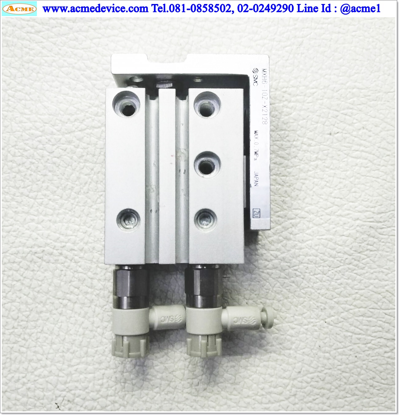 Air Cylinder SMC รุ่น MXH6-10Z, Bore 6 mm., Stroke 10 mm.