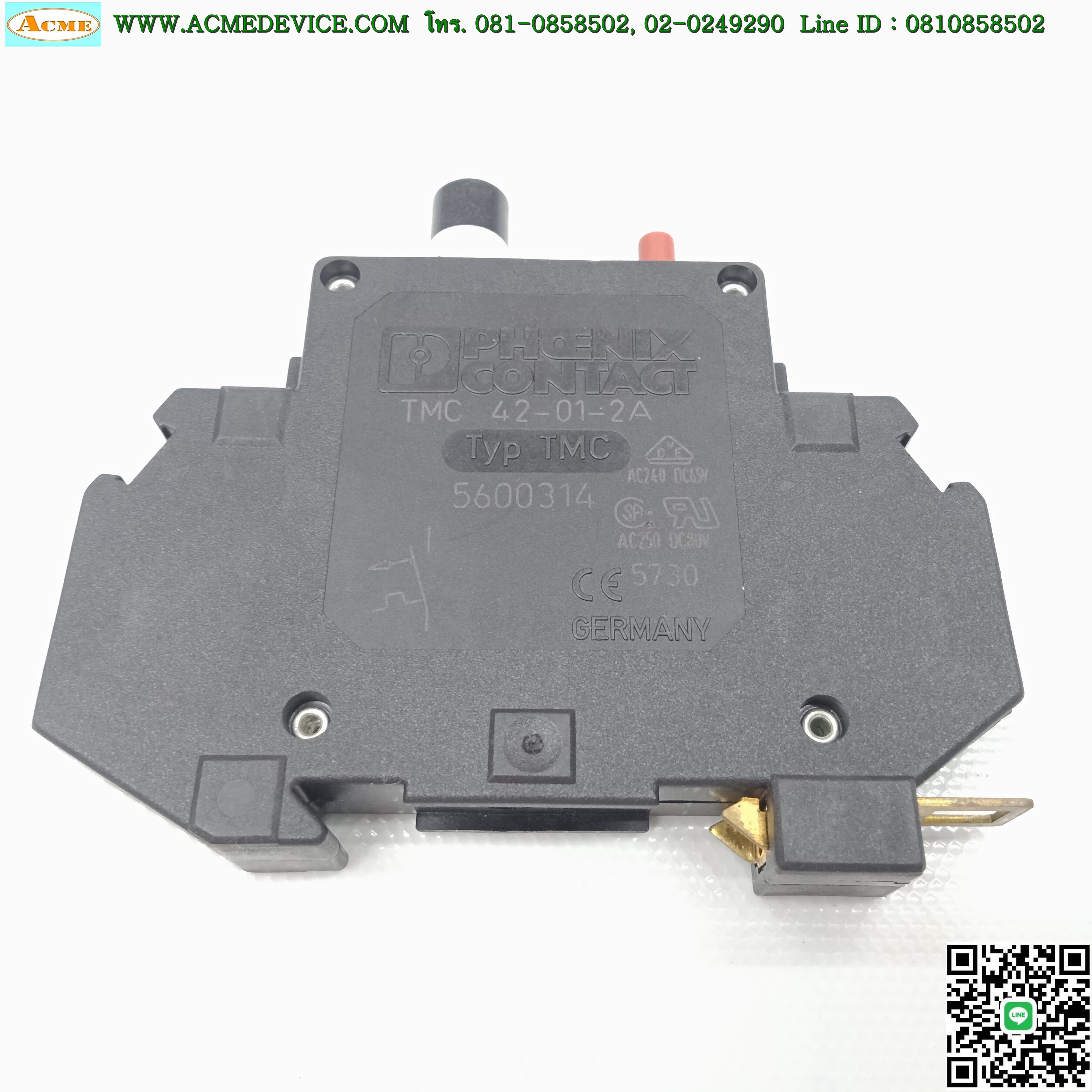 Breaker 1P Phoenix Contact รุ่น TMC42-01-2A, 2A