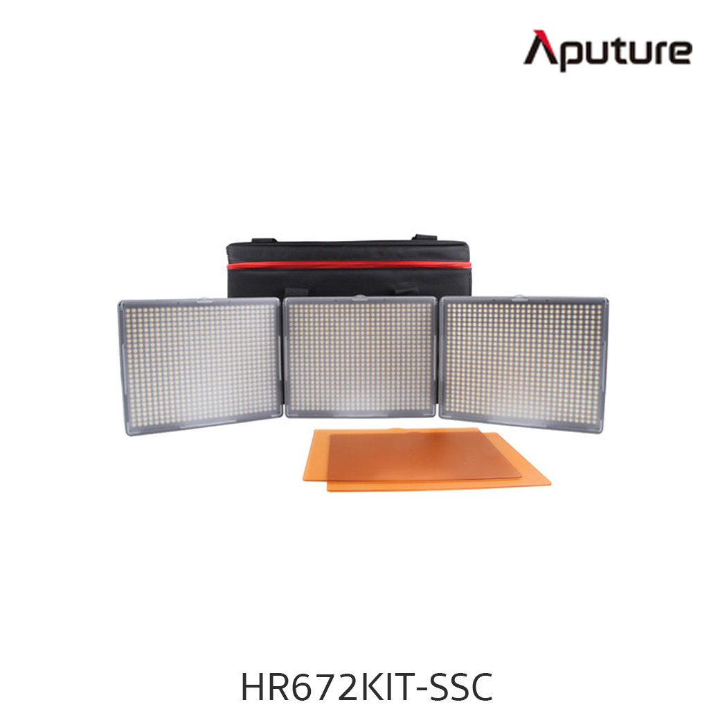 Aputure Amaran 3-Point 2-Daylight Spot, 1-Bi-Color Flood HR672 3-Light Kit (SSC)