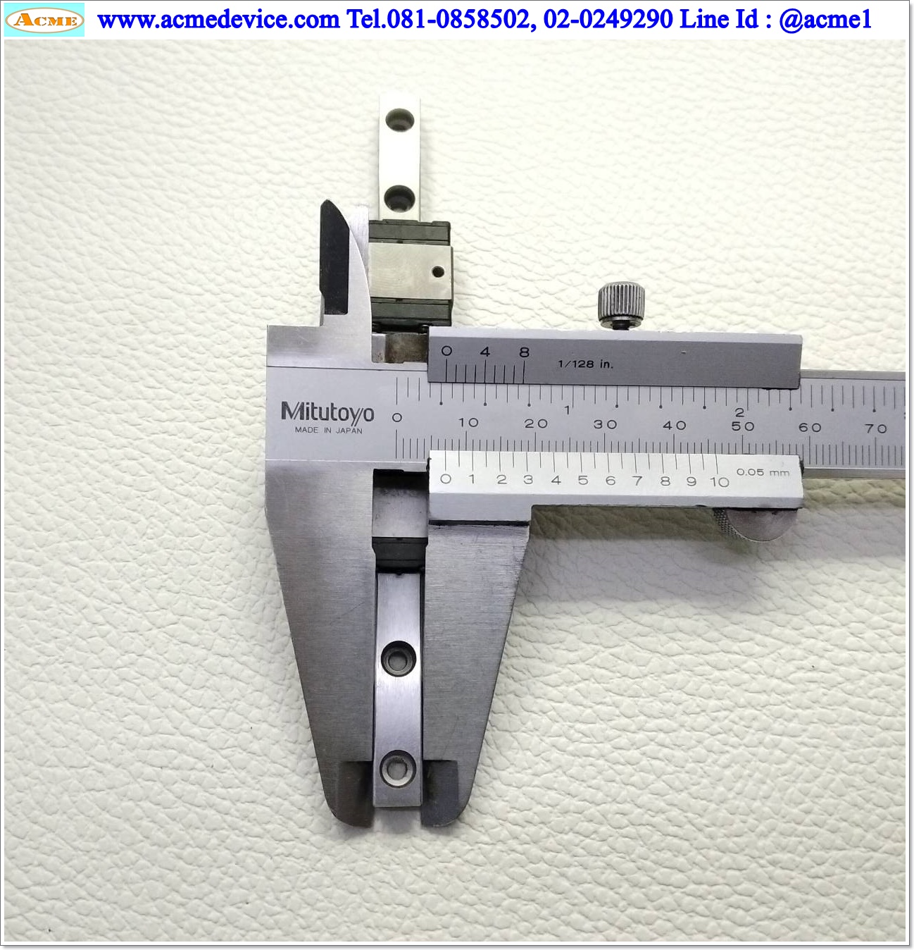 Linear Block and Rail, รางสไลด์ขนาด 7 mm. x 115 mm. ( 3 Block )