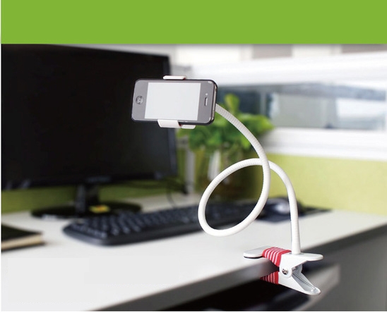 ขาตั้ง/หนีบ/ยึด มือถือ Phoseat Stand (สีขาว)