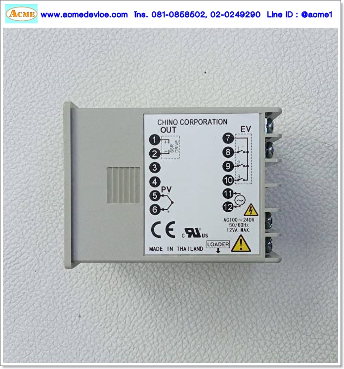 Temperature Controller CHINO รุ่น LT23A, 100-240VAC, Output SSR