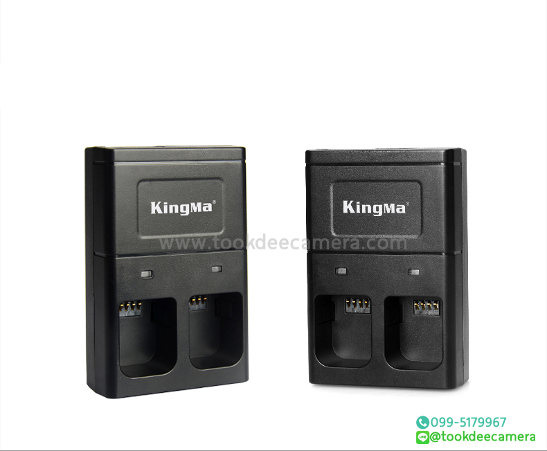 ที่ชาร์จแบต 2 ก้อนพร้อมกัน สำหรับ Dji OSMO ยี่ห้อkingma