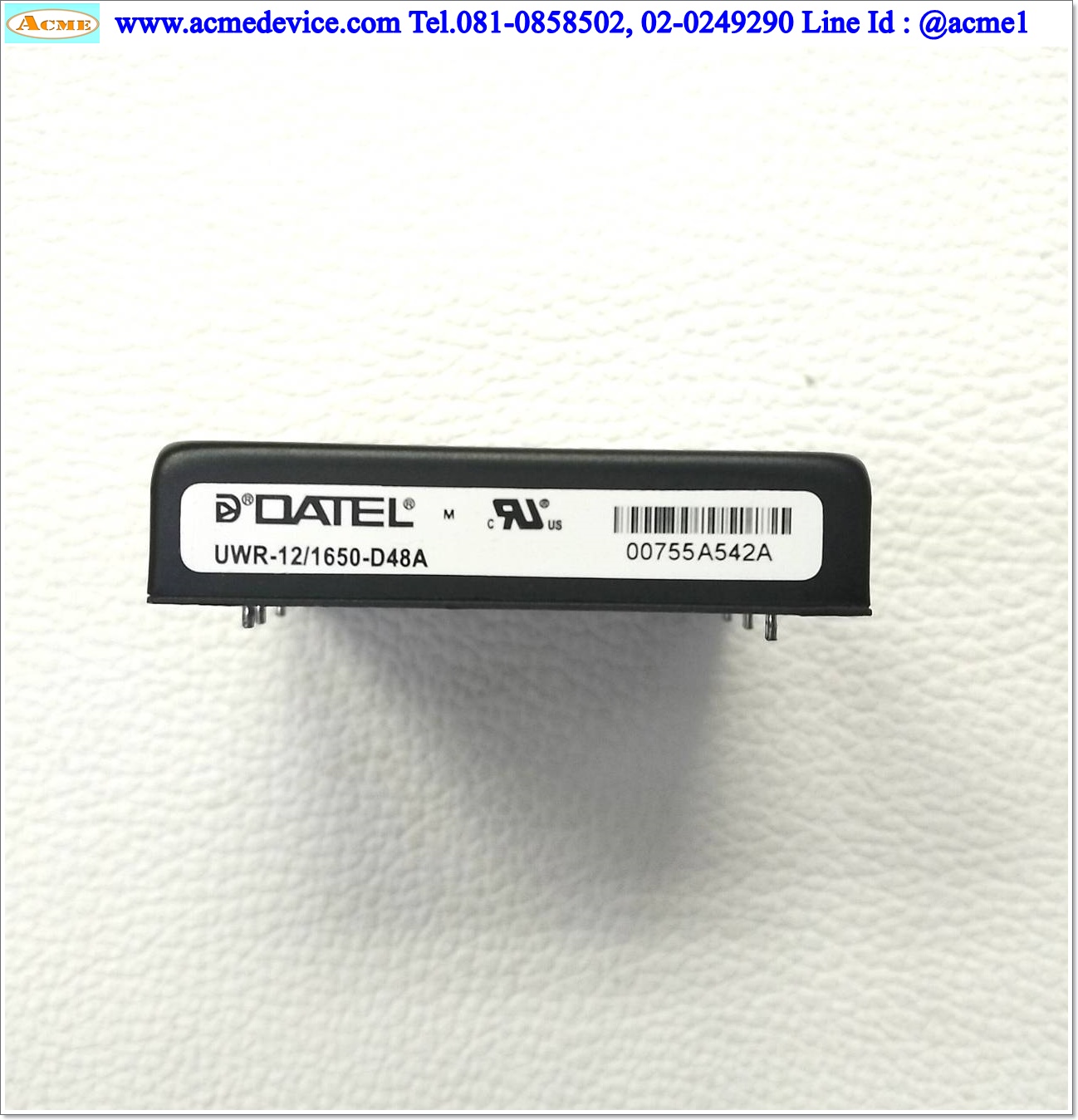 Converter Datel รุ่น UWR-12/1650-D48A, Input 48Vdc, Output 12V, 1650mA.