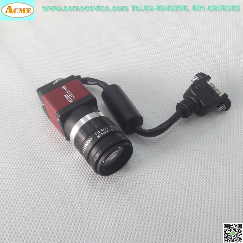 Camera Fujinon รุ่น GPF032BASG & Lens HF35HA-1B, 1:1.6/35 mm.