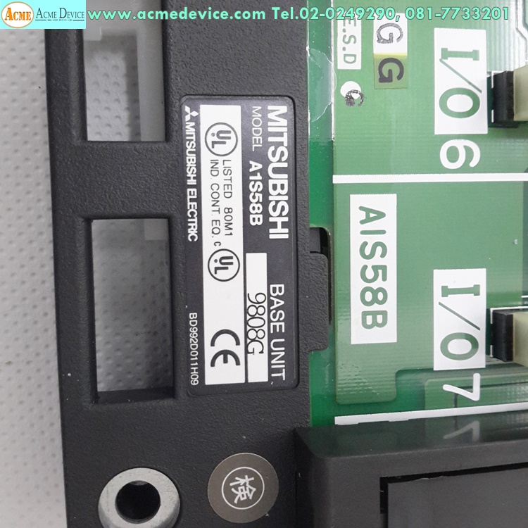 Base Unit Mitsubishi รุ่น A1S58B (สินค้ามือสอง)