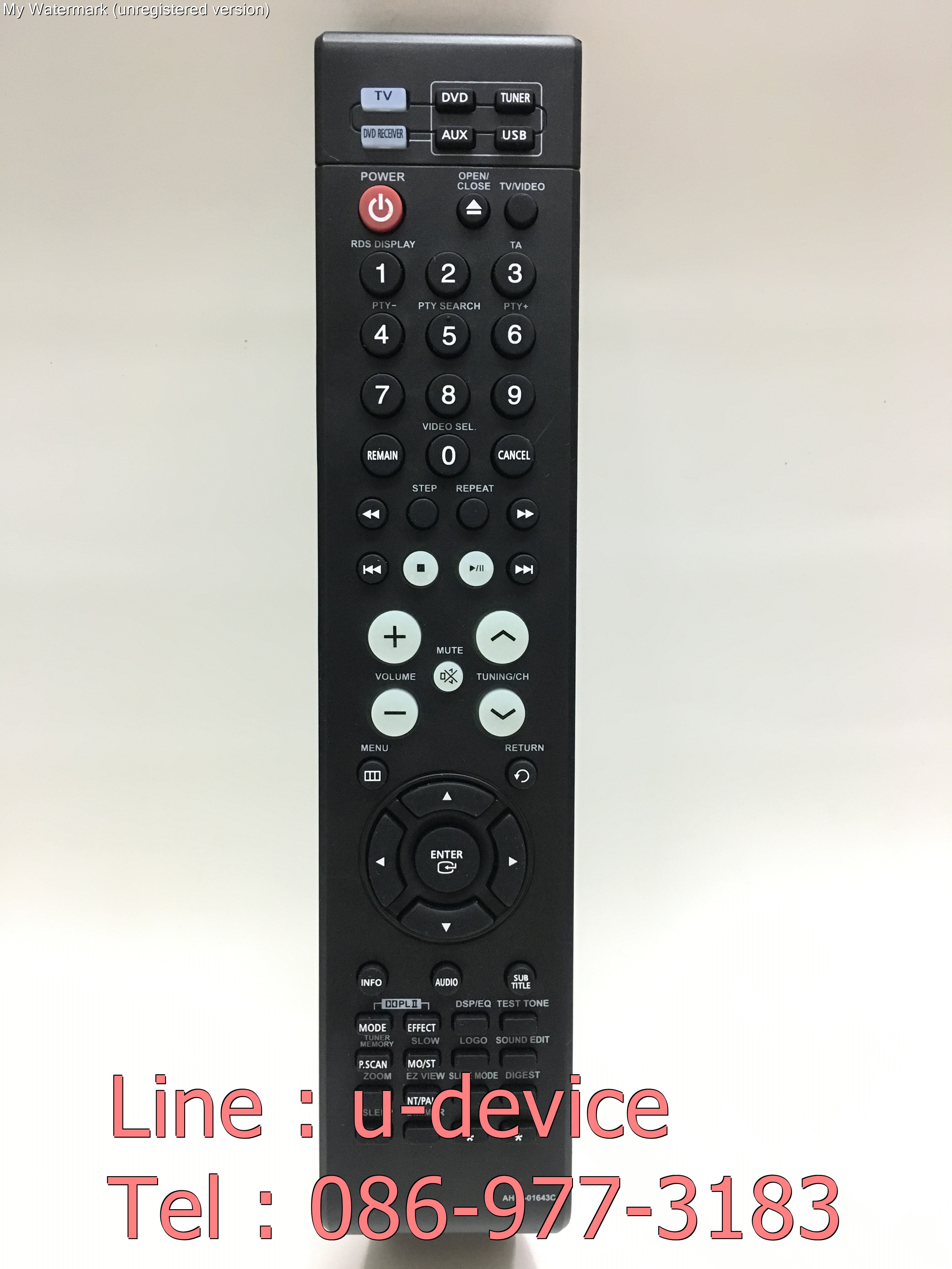 รีโมทเครื่องเสียง Samsung รุ่น1643C