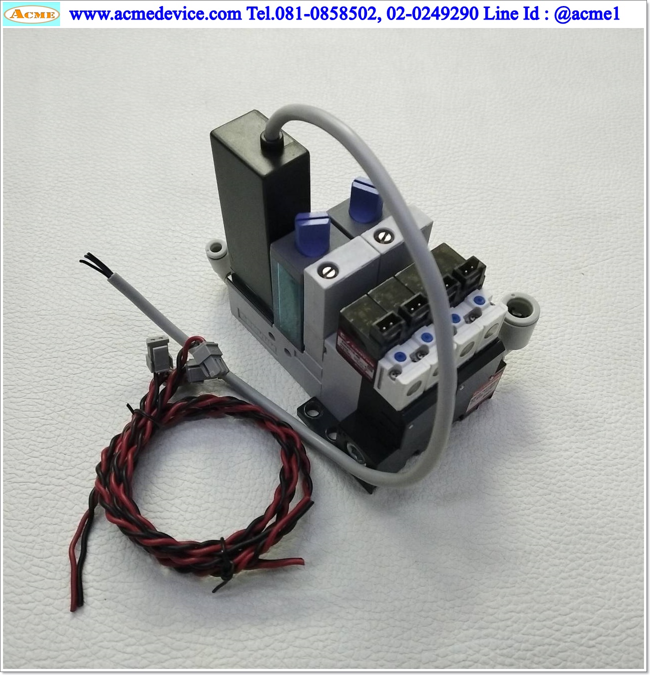 Vacuum Ejector Convum รุ่น MC22 series + V23C-NGA, -87kPa, 24Vdc