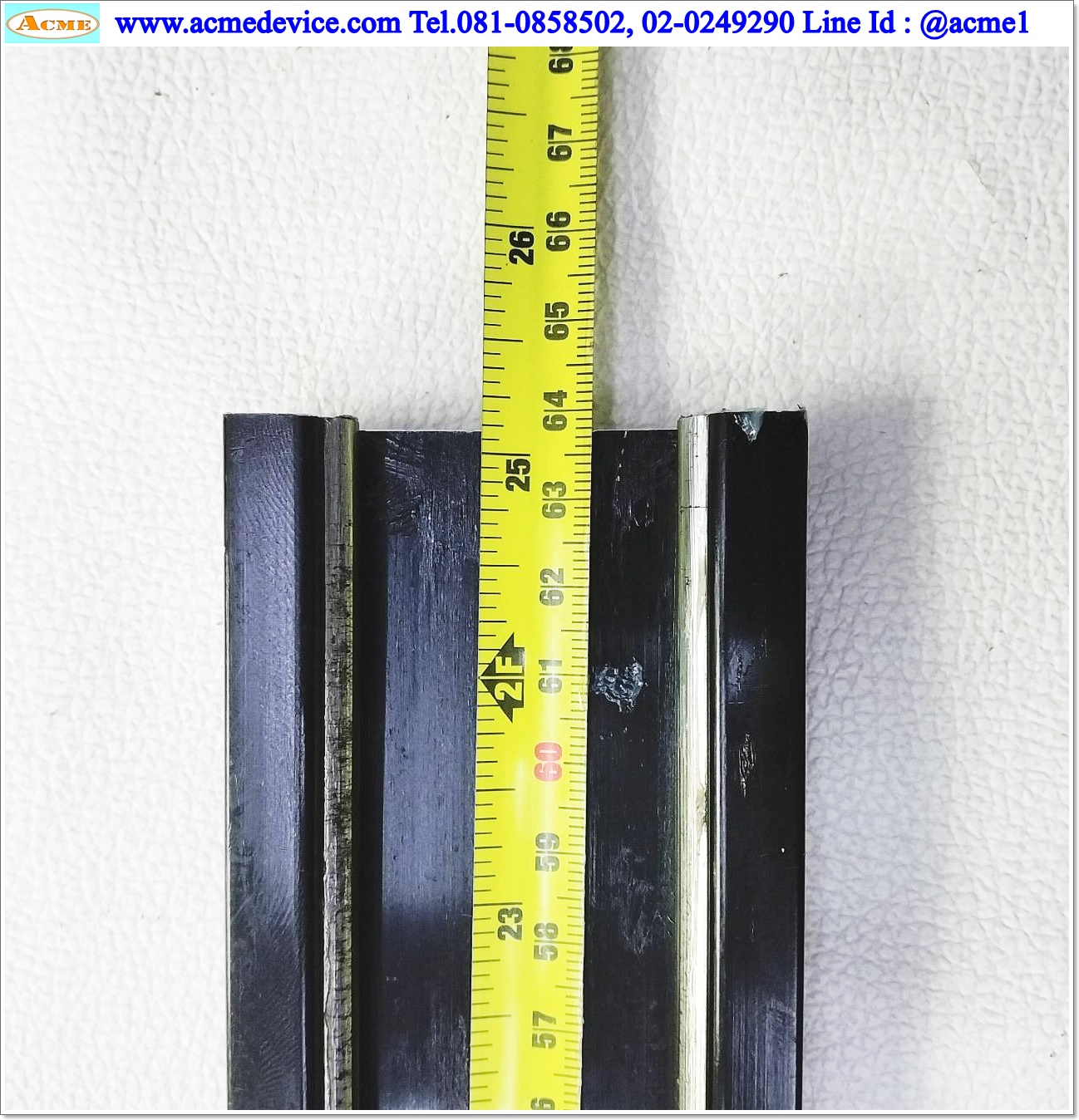 Built-in Double-Axis Linear Slide ขนาด 60 x 915, Stroke 635 mm.