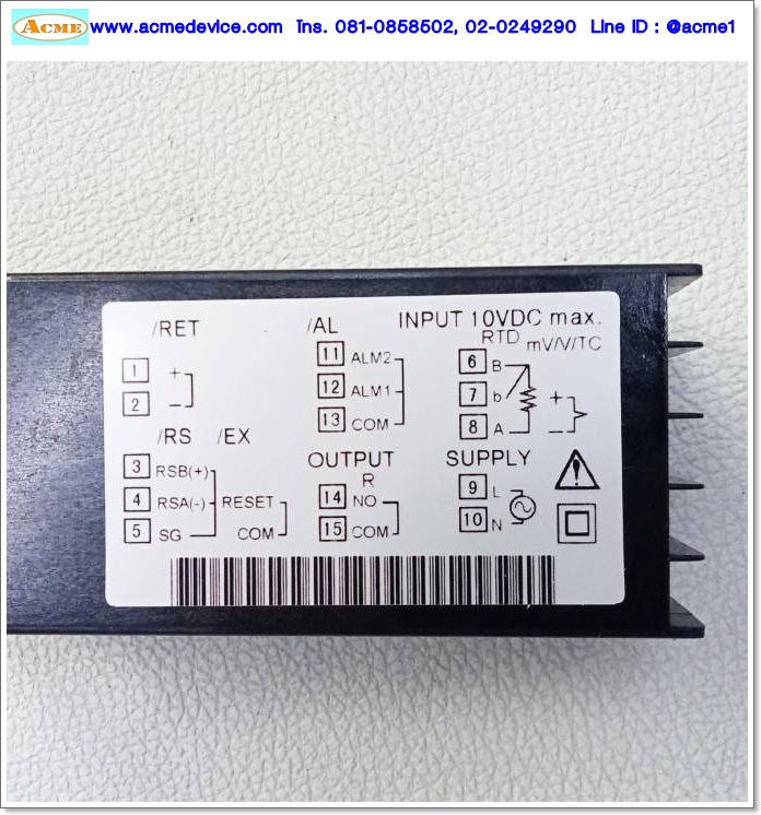Temperature Controller Yokogawa รุ่น UT150L, 100-240VAC, Input RTD, Output Relay