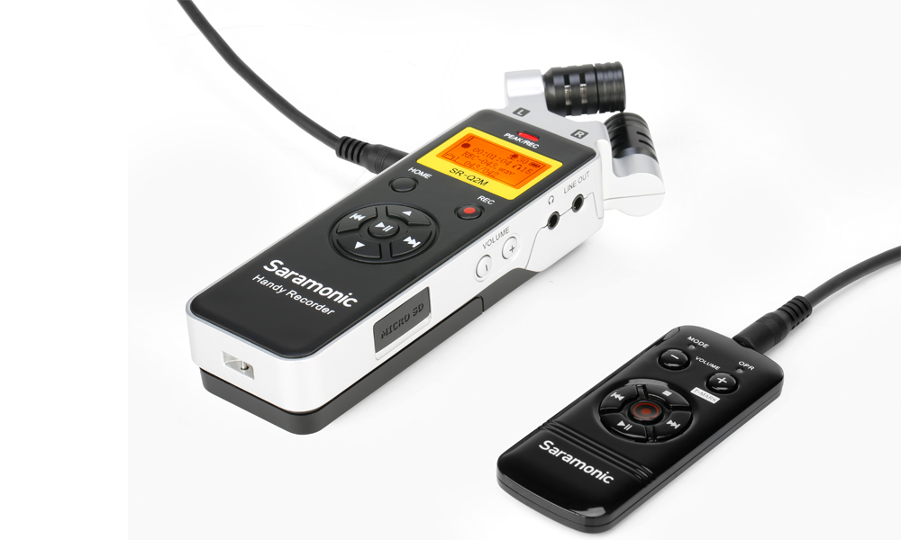Saramonic SR-Q2M handheld audio recorder รับประกันศูนย์ไทย 1 ปี