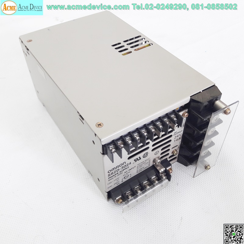Power Supply Omron รุ่น S82D-3024, Output 24V, 14A, 300W