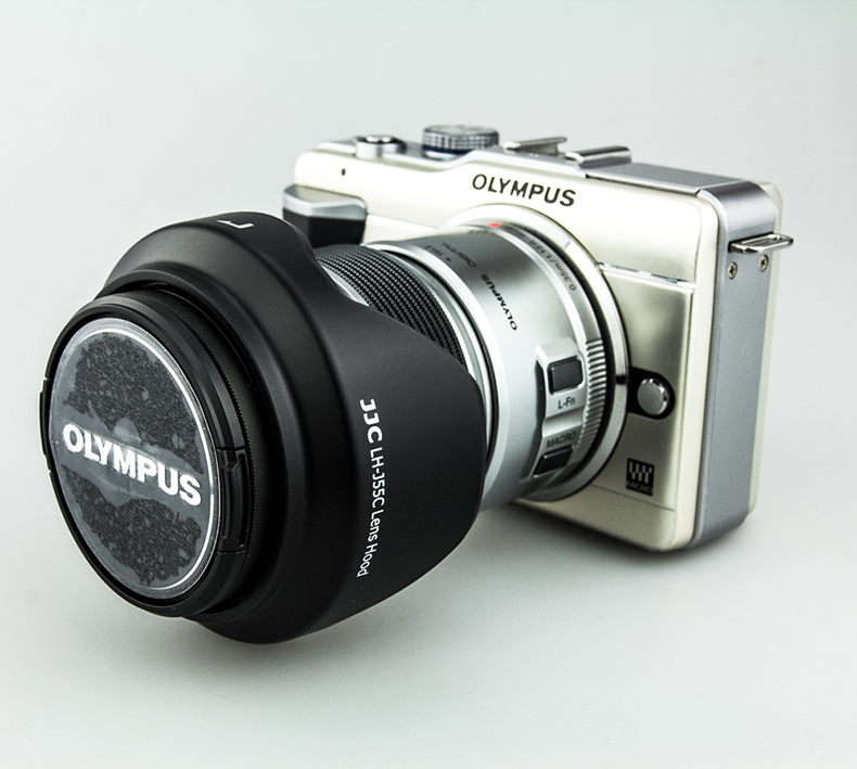 ฮูดเทียบJJC Hood LH-55C for m.Zuiko 12-50mm Lens (PreOrder รอสินค้า 10-14วัน)