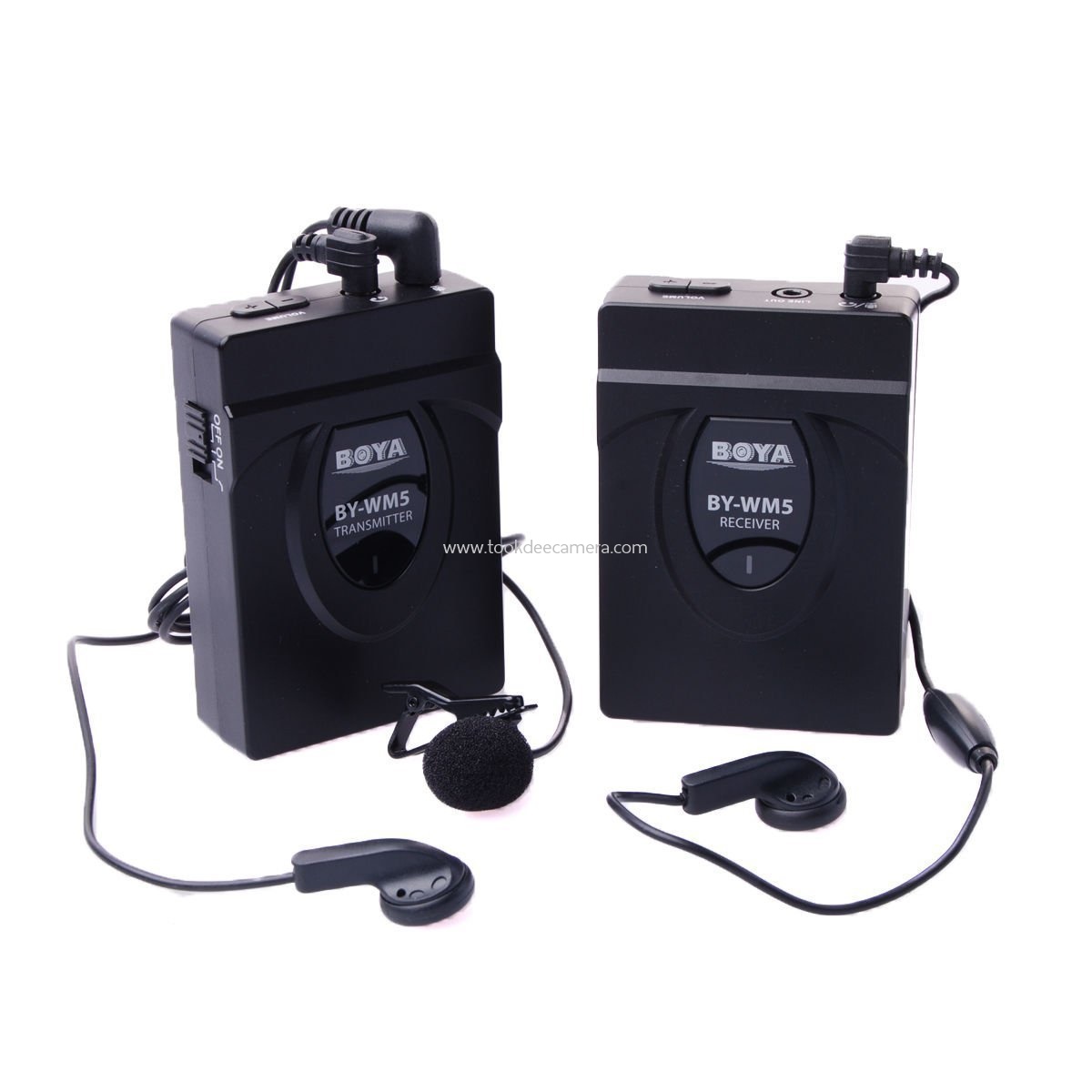 ไมโครโฟนไร้สาย BOYA BY-WM5 Wireless Lavalier Microphone ราคาถูก