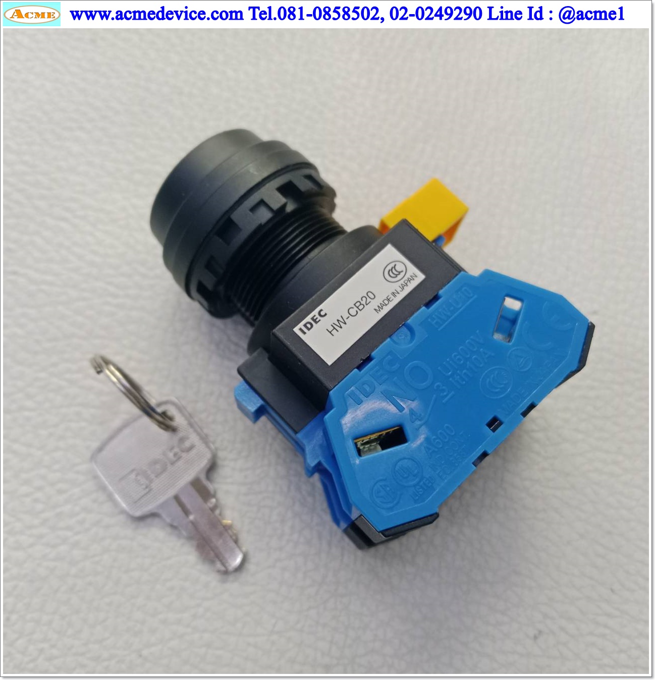 Key Switch Idec รุ่น HW1K-2PA20