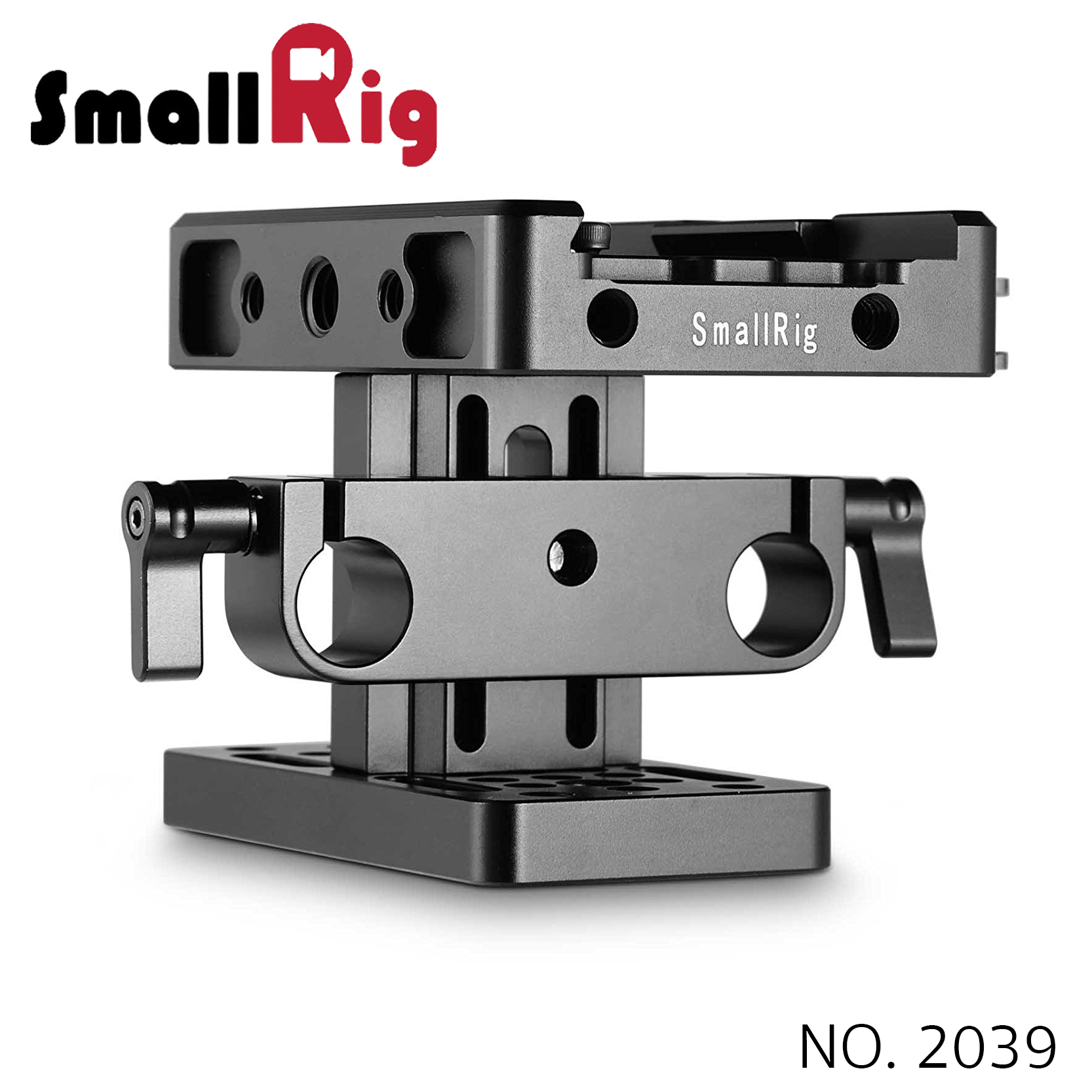 SMALLRIG® Baseplate (Manfrotto) with 15mm Rail Support System 2039 (ByOrder รอสินค้า2-3วัน)