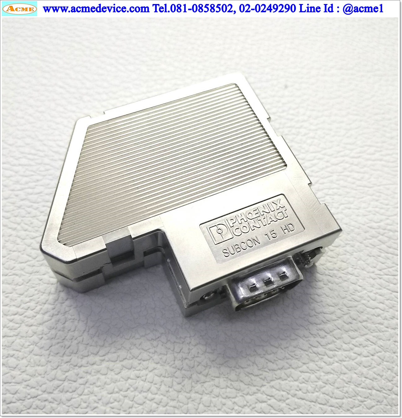 SUBCON 15 HD/M-SH Phoenix Contact รุ่น 5604602, 15-pin, Sub-D Connector, Male Connector