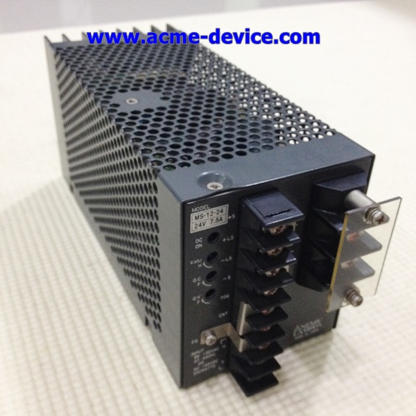 Power Supply Lambda รุ่น MS-12-24, Output 24Vdc, 7.5A, 180W, Power Input 100Vac