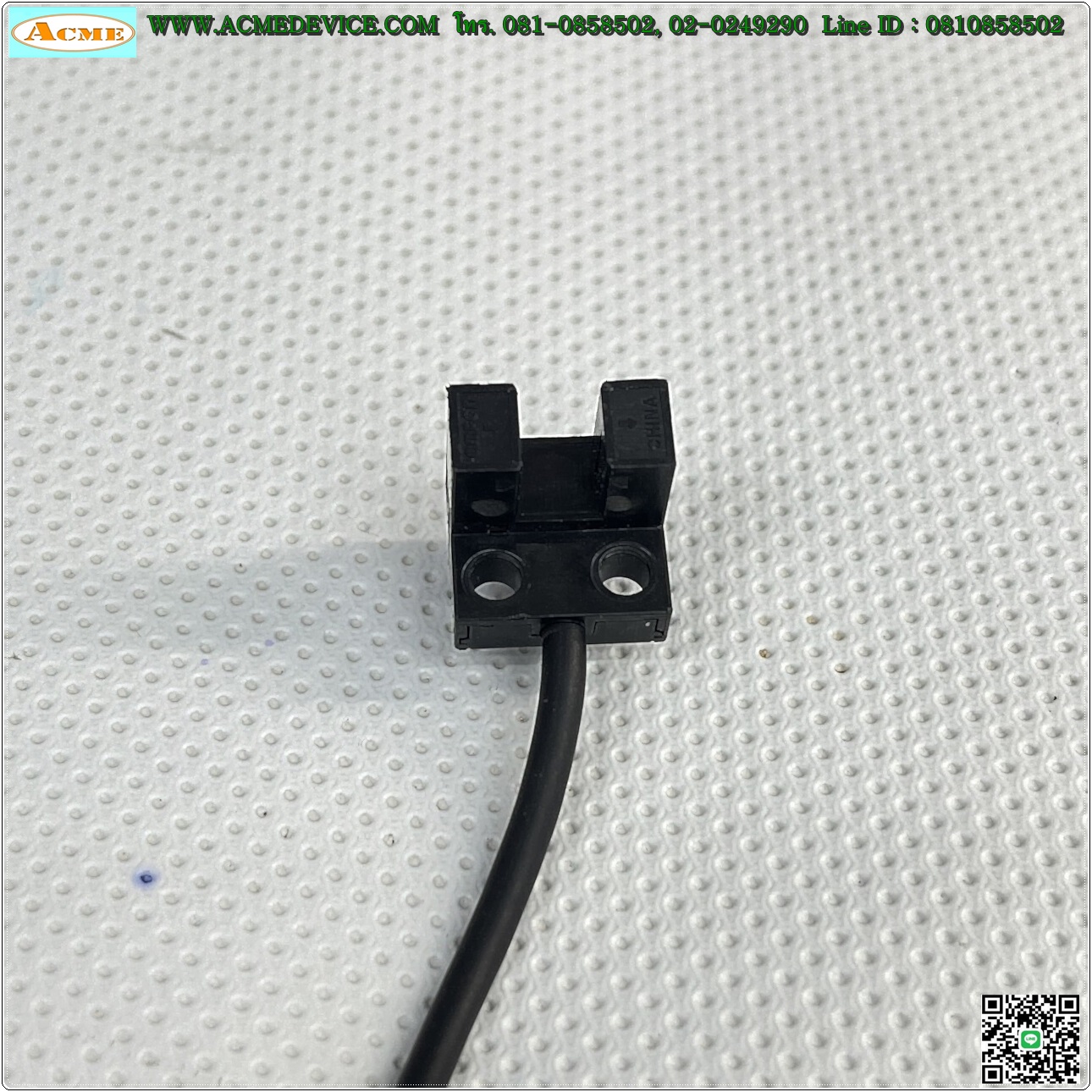 Photoelectric Omron รุ่น EE-SX911R ระยะ 5mm, NPN, Dark-ON, Light-ON