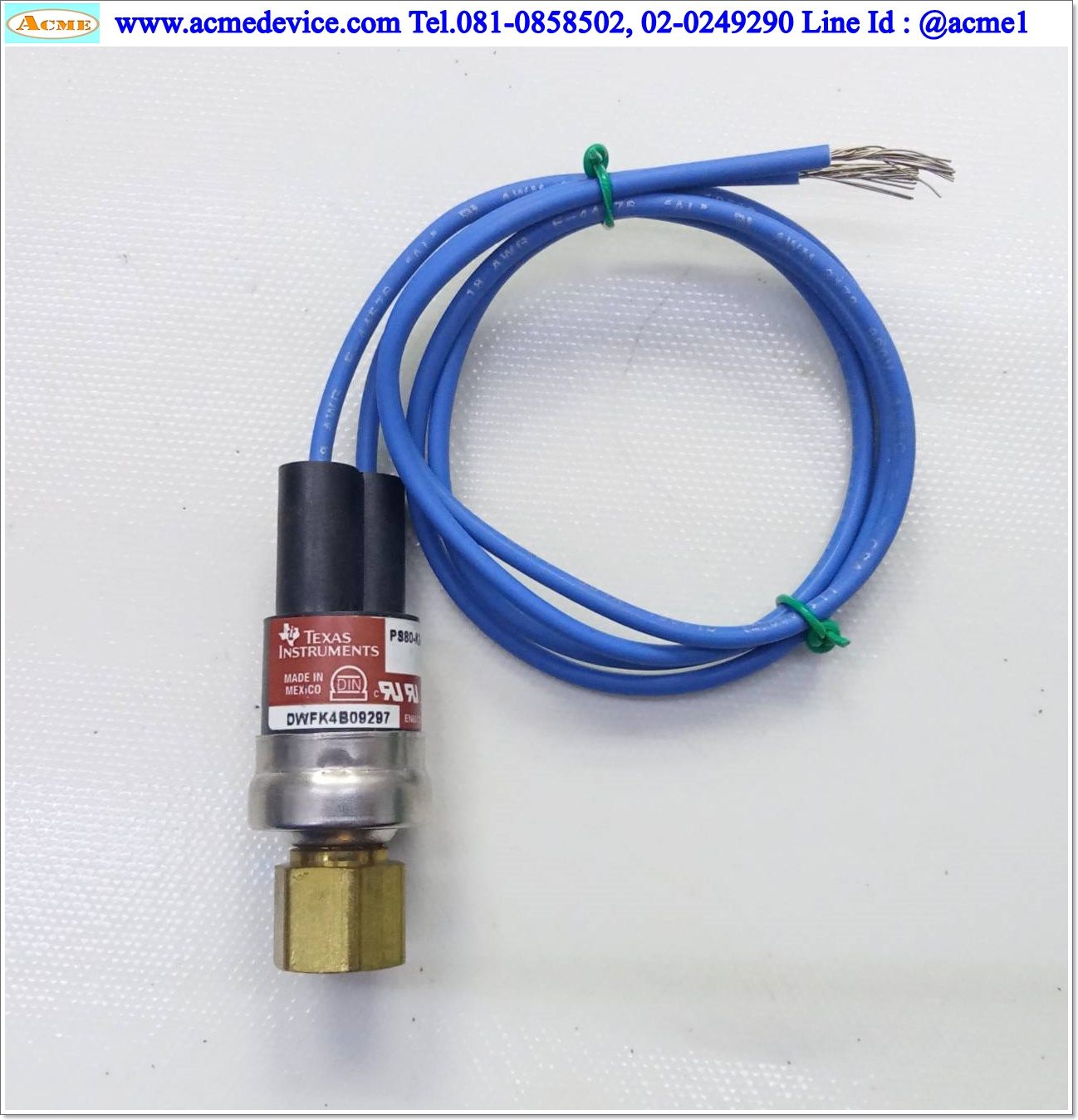 Pressure Mars รุ่น PS80-K2-F0323-065-025, Opening Pressure 25 PSI , Reset Pressure 65 PSI, 1/4