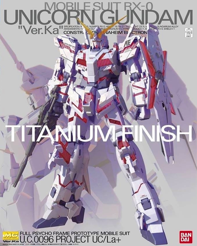 MG UNICORN GUNDAM VER.KA TITANIUM FINISH