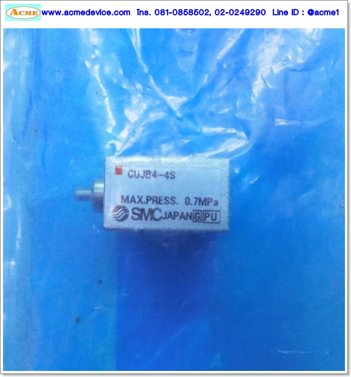 Air Cylinder SMC รุ่น CUJB4-4S, Bore 4 mm, Stroke 4 mm