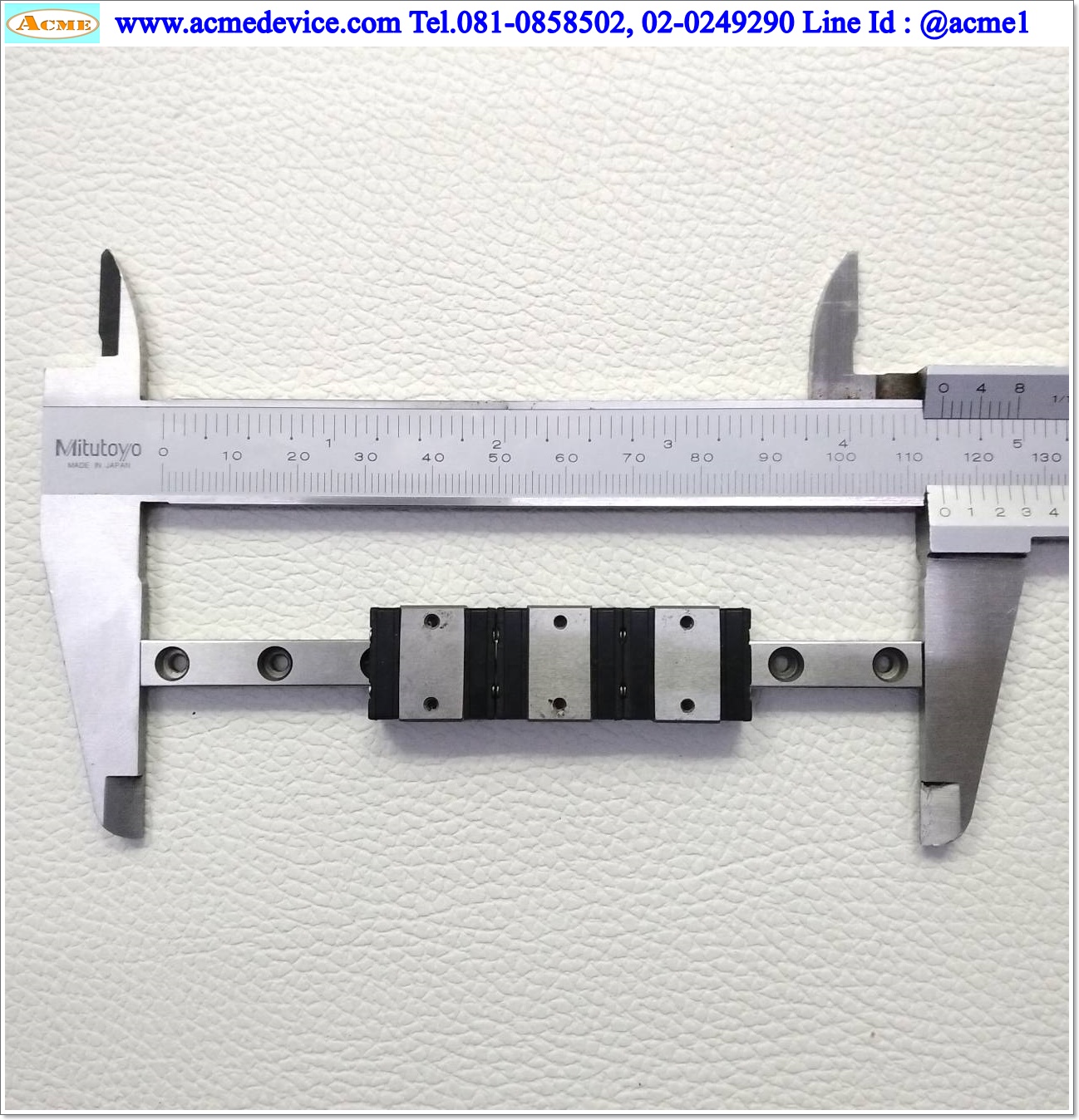 Linear Block and Rail, รางสไลด์ขนาด 7 mm. x 115 mm. ( 3 Block )