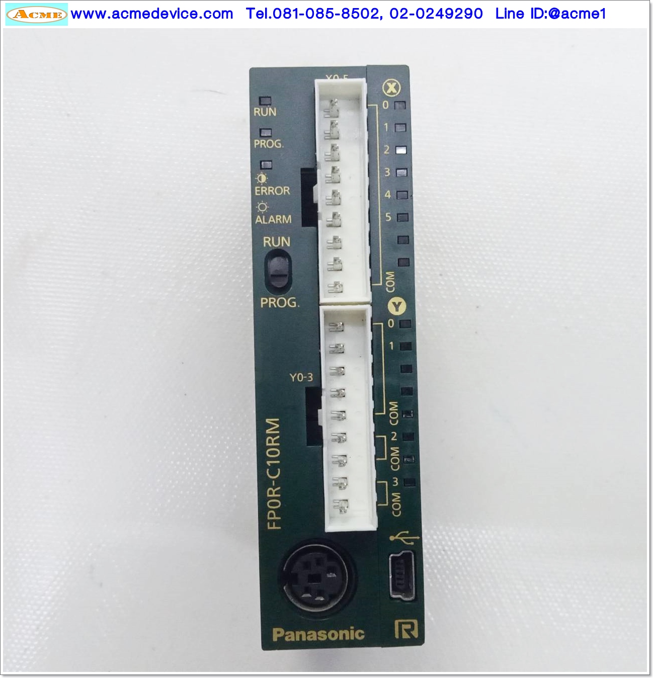 PLC Panasonic รุ่น FP0R-C10RM, AFP0RC10RM, Output Relay, Control Unit